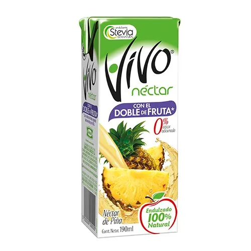 JUGO VIVO NECTAR PIÑA X 190ML