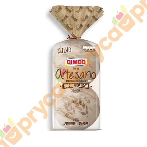 PAN HAMBURGUESA ARTESANO BRIOCHE BIMBO X 340 GR