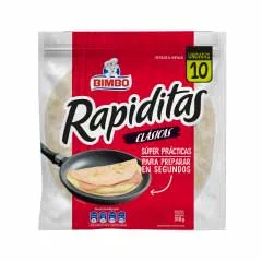 RAPIDITAS BIMBO CLASICAS 310 GRS X 10 UN