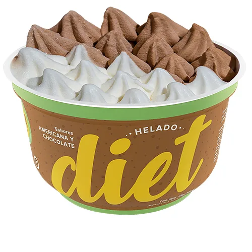 COPA HELADA DIET AMANDAU AMER/CHOC.100 GR