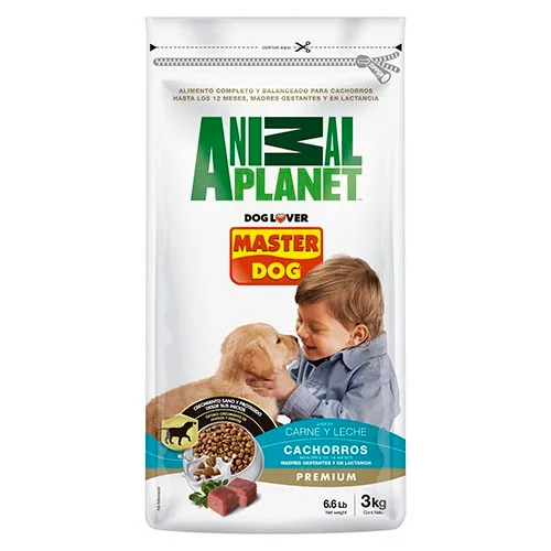 COMIDA P/ PERRO MASTER DOG CACHO. 3KG